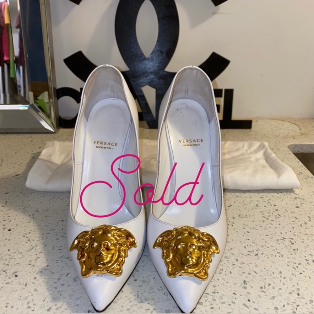 Versace Medusa Head Pumps